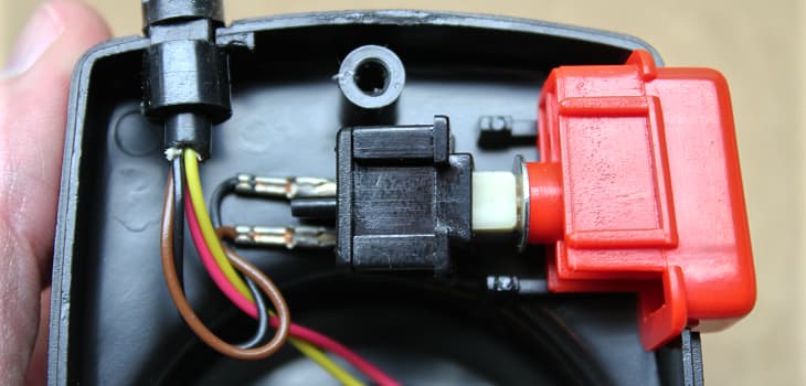 The Atari paddle button and switch assembly